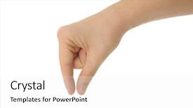  Presentation with clipping - Amazing PPT layouts having picking men - photo of isolated hand backdrop and a white colored foreground
