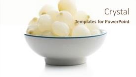  Presentation with green onions and bulb onion - Amazing slide set having pickled-mini-baby-onions backdrop and a cream colored foreground