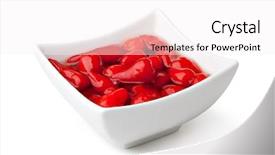  Presentation with pepper - PPT theme consisting of festive table setting decoration christmas with snowman shape 3 background and a light gray colored foreground