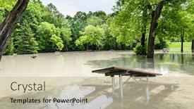  Presentation with toronto - Beautiful PPT layouts featuring flower market in amsterdam backdrop and a gray colored foreground