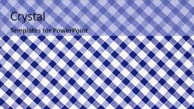  Presentation with checkered tablecloth - Cool new slides with table cloth - blue checkered tablecloth backdrop and a light blue colored foreground
