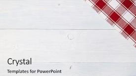  Presentation with old traditional romanian folk costumes - PPT theme with picnic border - red folded tablecloth over old background and a white colored foreground