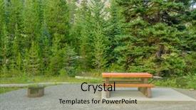  Presentation with british columbia - Amazing PPT layouts having picnic table in manning park british columbia canada backdrop and a gold colored foreground