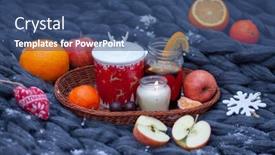  Presentation with hot tea - Amazing PPT layouts having picnic-with-hot-tea backdrop and a ocean colored foreground