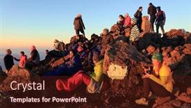  Presentation with volcano - 