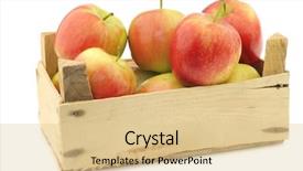  Presentation with wooden - Cool new PPT theme with pics - fresh sissi red apples backdrop and a lemonade colored foreground