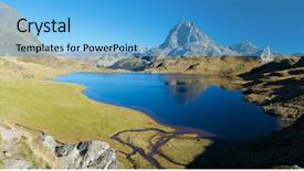  Presentation with france - Audience pleasing slide deck consisting of pics - midi dossau peak reflected backdrop and a  colored foreground