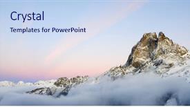  Presentation with western - Audience pleasing theme consisting of pics - sunset on the western slope backdrop and a sky blue colored foreground