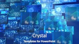  Presentation with t shirt screen print - Beautiful PPT theme featuring pictogram - many screen monitors with charts backdrop and a ocean colored foreground