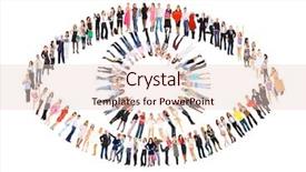  Presentation with united - Audience pleasing presentation theme consisting of pictogram - team over white united company backdrop and a lemonade colored foreground