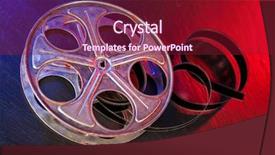  Presentation with matter - Colorful presentation enhanced with picture film reel on dark backdrop and a  colored foreground