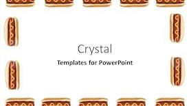  Presentation with picture frame - Beautiful presentation theme featuring picture-frame-hot-dog backdrop and a white colored foreground
