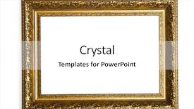  Presentation with picture frame - Slide deck with picture frame isolated background and a white colored foreground