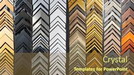  Presentation with antique picture frame - Theme enhanced with picture-frame-samples-in-framing background and a tawny brown colored foreground