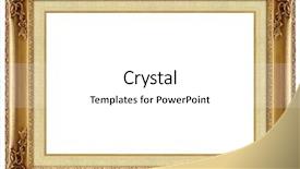  Presentation with picture frame - Amazing presentation theme having picture gold frame backdrop and a white colored foreground