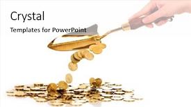  Presentation with white gold picture of wedding - Colorful PPT layouts enhanced with profit 2011 - picture of a hand backdrop and a white colored foreground