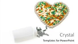  Presentation with spilling - Beautiful PPT layouts featuring picture-of-a-heart-formed backdrop and a white colored foreground