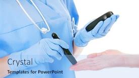  Presentation with glucometer - Audience pleasing slide set consisting of planets - new zealand highlighted in red backdrop and a ocean colored foreground.