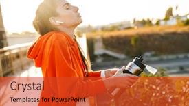  Presentation with water sports - Slide deck consisting of picture-of-a-pretty-gorgeous background and a red colored foreground