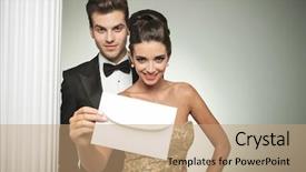  Presentation with vintage - Theme consisting of attractive young woman binding her black forest traditional dress with a bollenhut adorned with 14 red pompoms background and a light gray colored foreground.