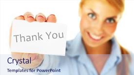  Presentation with phone - Amazing presentation design having picture of a young beautiful backdrop and a light blue colored foreground