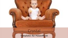  Presentation with lollipop - Cool new presentation design with picture of adorable baby backdrop and a red colored foreground