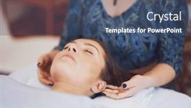  Presentation with points - Slide deck consisting of picture-of-an-treatment background and a ocean colored foreground