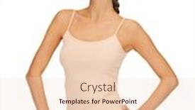  Presentation with cotton - Cool new presentation theme with picture of beautiful woman in cotton undrewear backdrop and a lemonade colored foreground