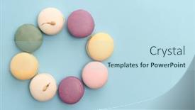  Presentation with eight - Colorful PPT layouts enhanced with picture-of-eight-sweet-colorful backdrop and a light blue colored foreground