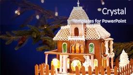  Presentation with gingerbread house - PPT layouts with this is an illustration of folded flag of phoenix usa background and a tawny brown colored foreground