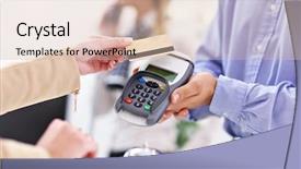  Presentation with hotel - Amazing slide set having picture of guests paying backdrop and a lemonade colored foreground