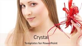  Presentation with chili - Presentation with village brist in croatia - view from adriatic waters background and a gray colored foreground