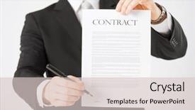  Presentation with holding hands - Colorful slides enhanced with picture of man hands holding backdrop and a lemonade colored foreground