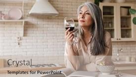  Presentation with amazing - Audience pleasing slide deck consisting of picture-of-mature-amazing-pretty backdrop and a mint green colored foreground