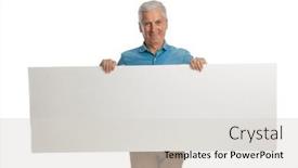  Presentation with studio - PPT layouts with picture-of-proud-grandpa-holding background and a lemonade colored foreground