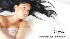  Presentation with sexy santa woman red - Amazing theme having picture of sexy naked woman backdrop and a  colored foreground