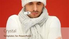  Presentation with mouth - PPT layouts consisting of picture-of-sick-man background and a lemonade colored foreground