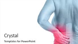  Presentation with special childrens - Cool new presentation theme with picture of special physio tape backdrop and a  colored foreground