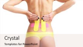  Presentation with special invitation - PPT theme having picture of special physio tape background and a  colored foreground