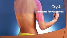  Presentation with special education hearing impairment - Beautiful slide deck featuring picture of special physio tape backdrop and a  colored foreground