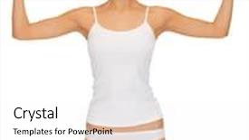  Presentation with flexing - Amazing slide set having cotton undrewear flexing her backdrop and a white colored foreground