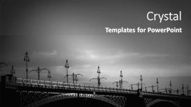  Presentation with hungary - Presentation design with picture-of-the-margaret-bridge background and a dark gray colored foreground