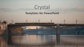  Presentation with hungary - Slide deck featuring picture-of-the-margaret-bridge background and a light gray colored foreground