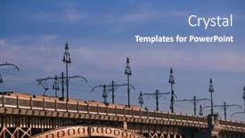  Presentation with hungary - PPT theme enhanced with picture-of-the-margaret-bridge background and a teal colored foreground