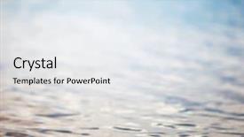  Presentation with water reservoir - Theme consisting of picture of the surface water background and a white colored foreground