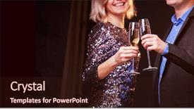  Presentation with black men - PPT theme with picture of woman in brilliant background and a wine colored foreground