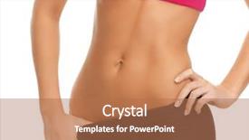  Presentation with close up of bartender - Amazing presentation theme having ab - close up picture of woman backdrop and a  colored foreground