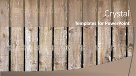  Presentation with wooden - Colorful slide set enhanced with picture-of-wooden-boards-ideal backdrop and a coral colored foreground