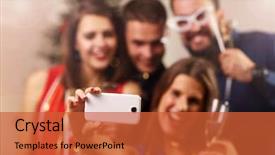  Presentation with my best friend - Amazing presentation having picture showing best friends celebrating backdrop and a red colored foreground