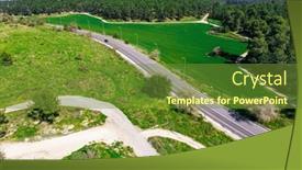  Presentation with bird eye view - Presentation design enhanced with picture-was-taken background and a tawny brown colored foreground